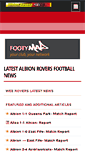 Mobile Screenshot of albionrovers-mad.co.uk