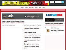 Tablet Screenshot of albionrovers-mad.co.uk
